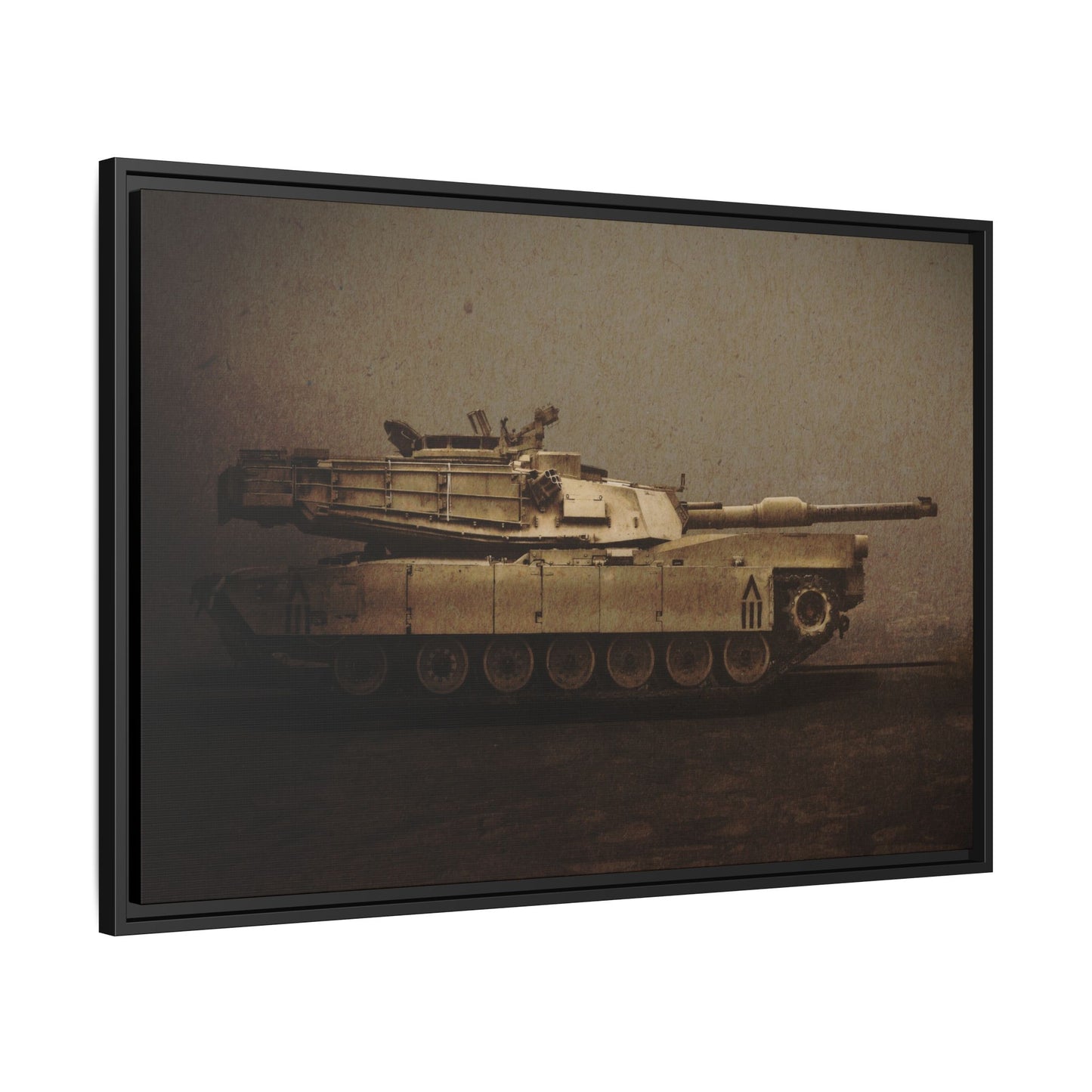 Abrams M1 Tank | Framed Wall Art on Stretched Canvas