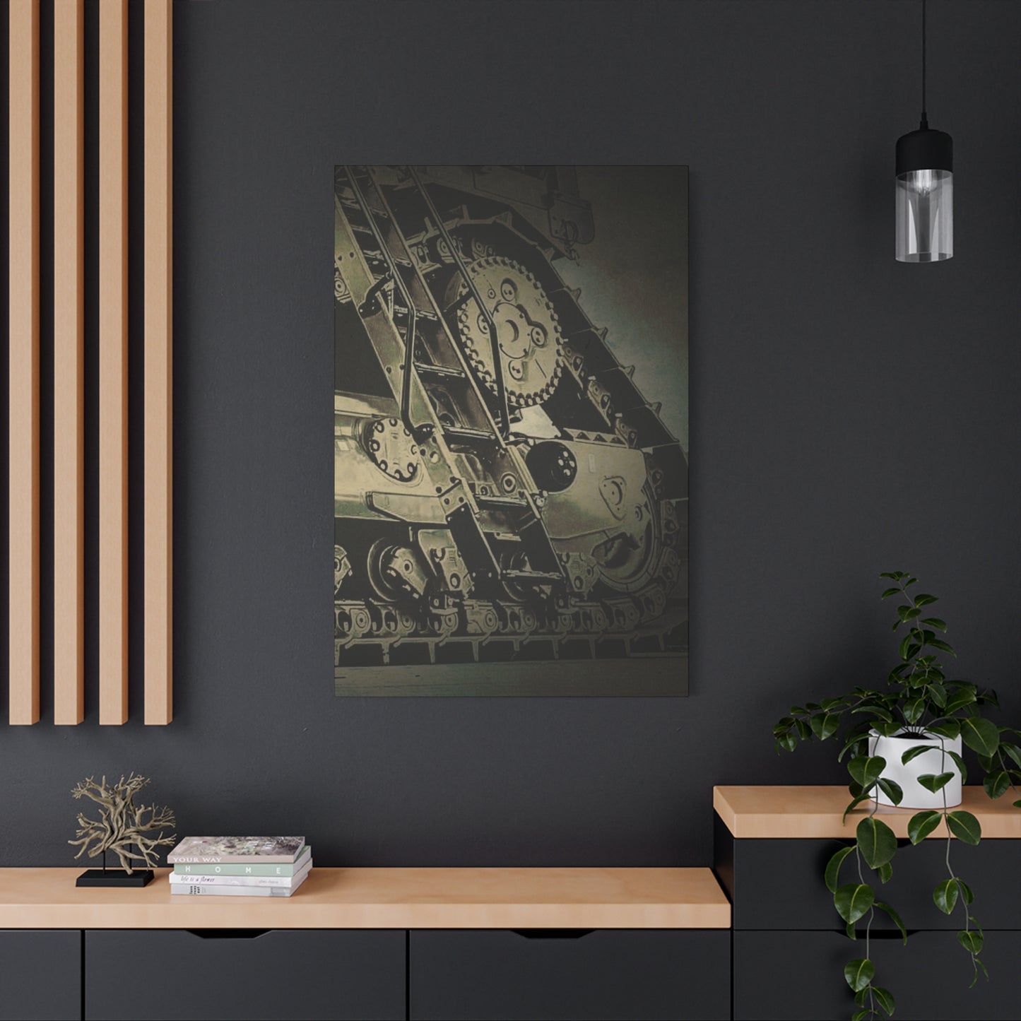 D11 Track Action | Triptych | Right Panel | Unframed