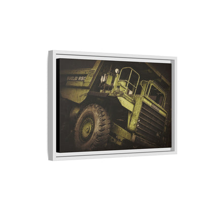 Classic Euclid Hauler Action | Framed Wall Art on Stretched Canvas