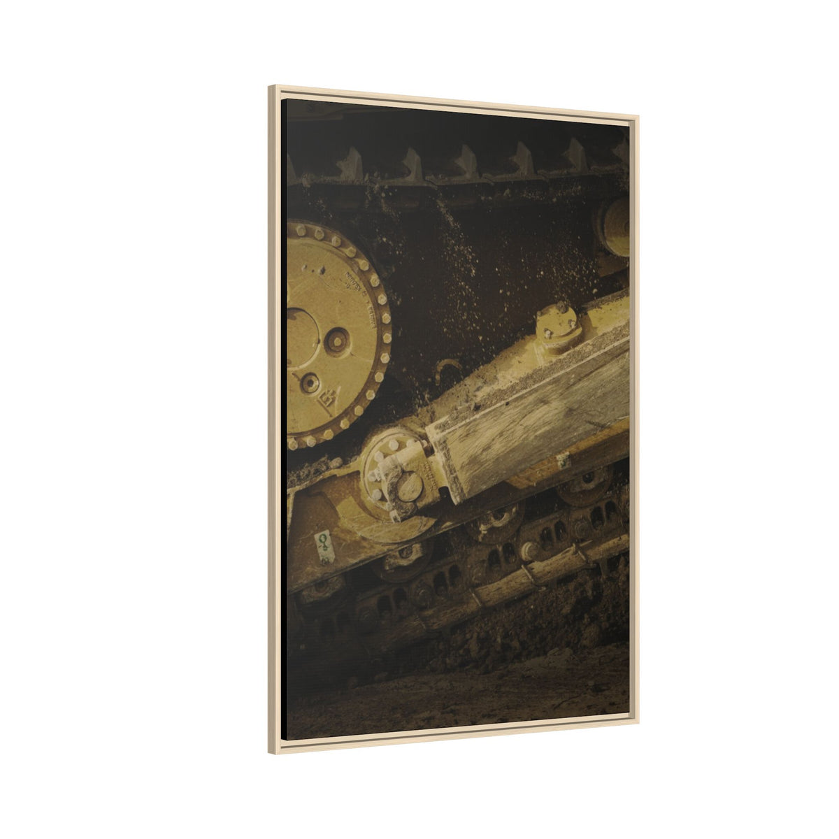 D6 Undercarriage Closeup Triptych| Framed | Right Panel