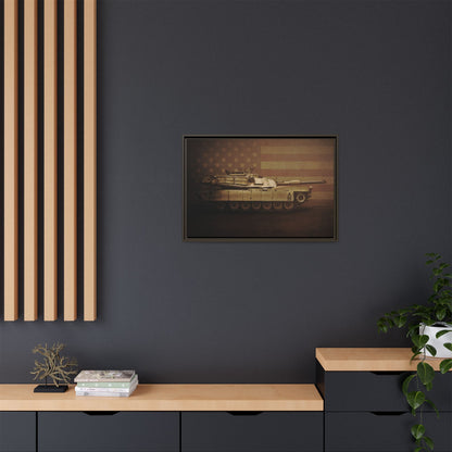 Abrams M1 Tank | Framed Wall Art on Stretched Canvas