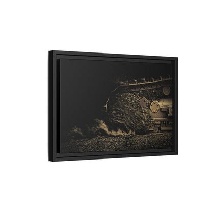 Big D11 Dozer Detail | Photo Art on Framed Canvas