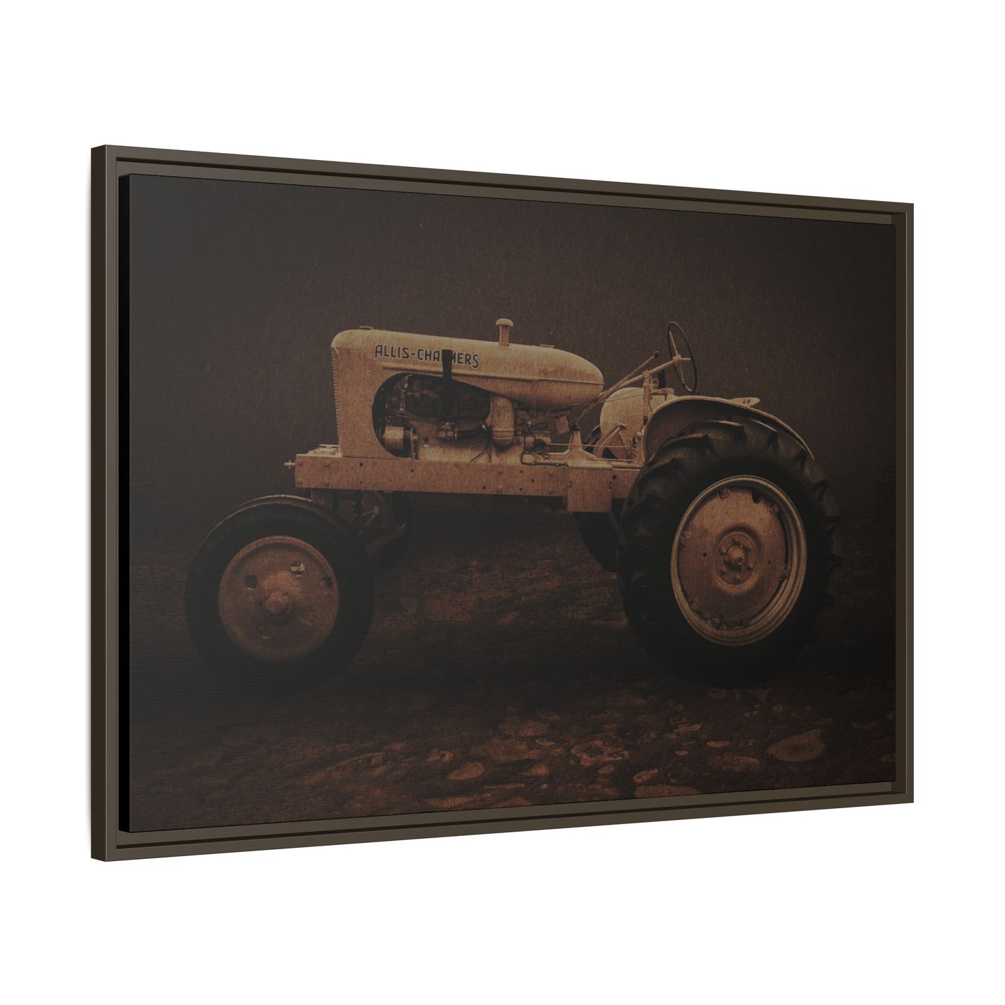 Vintage Allis Chalmers WC | Framed Wall Art on Stretched Canvas