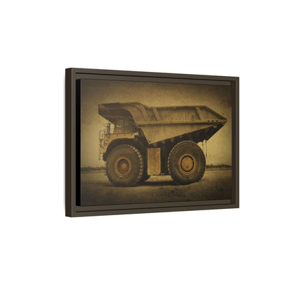 Big Wheel 795 Hauler Photo Art on Framed Canvas