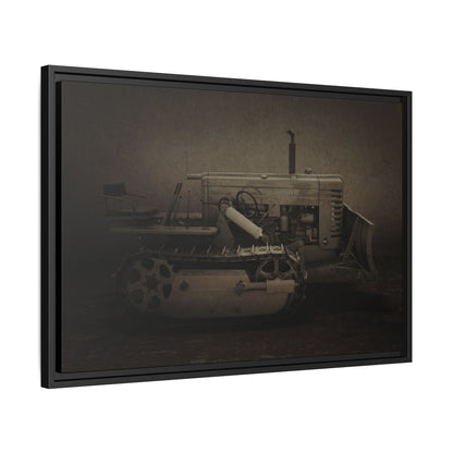 Vintage John Deere MC | Framed Wall Art on Stretched Canvas
