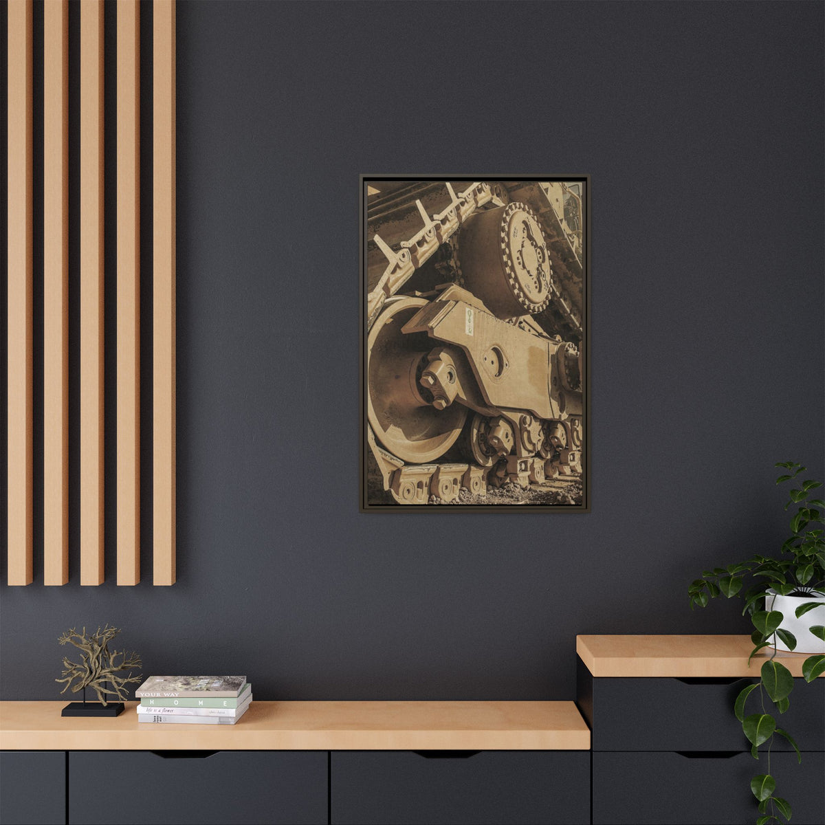 Epic D8 Dozer Track | FRAMED | Center Panel
