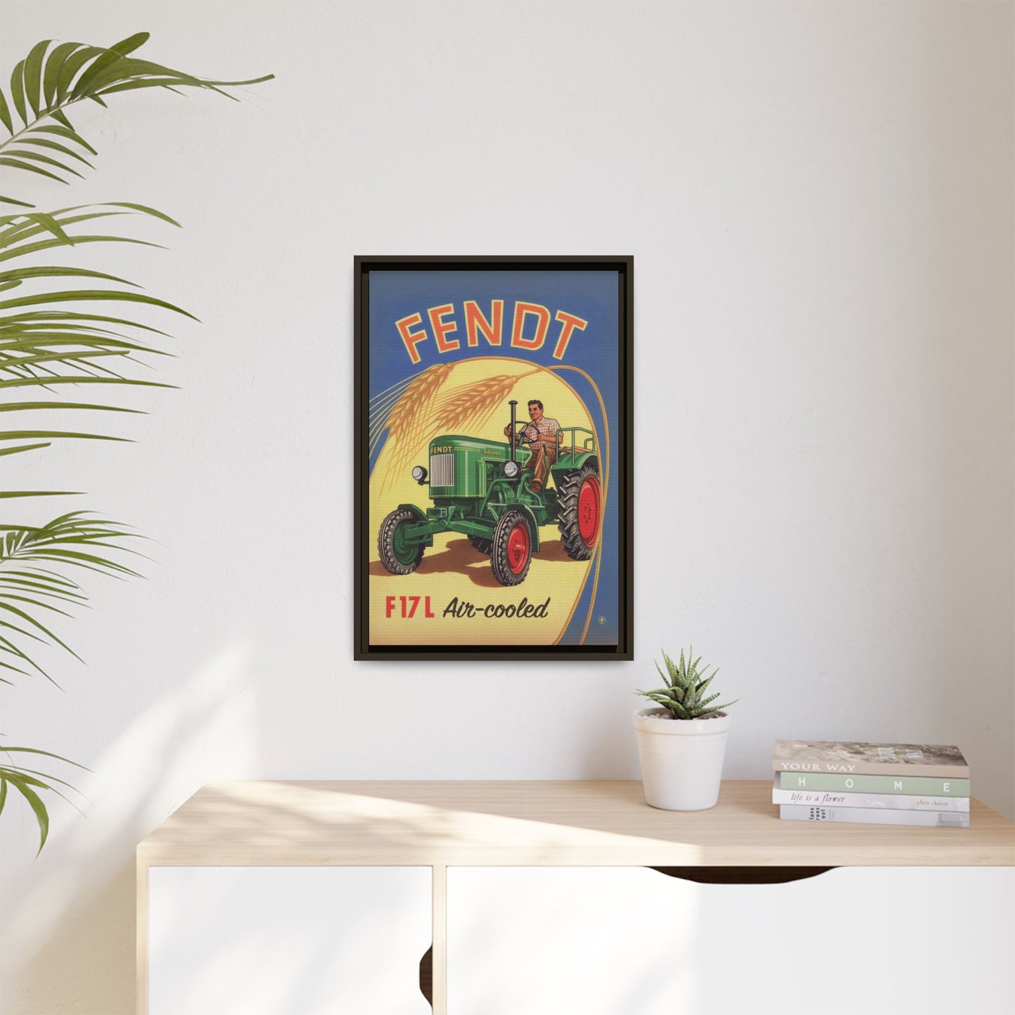 Vintage Fendt 12HP Advertisement | Wall Art on Framed Canvas