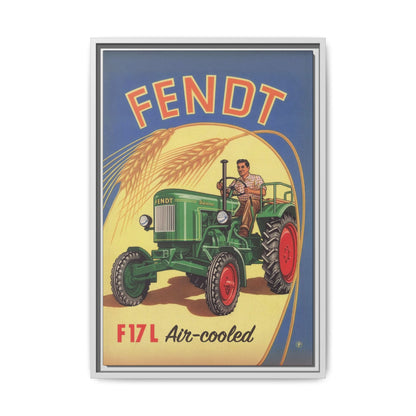 Vintage Fendt 12HP Advertisement | Wall Art on Framed Canvas