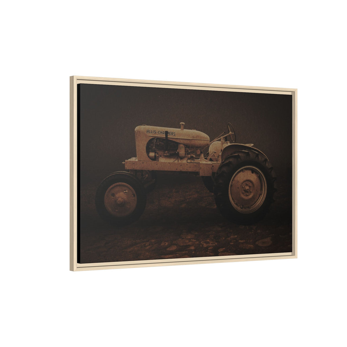 Vintage Allis Chalmers WC | Framed Wall Art on Stretched Canvas