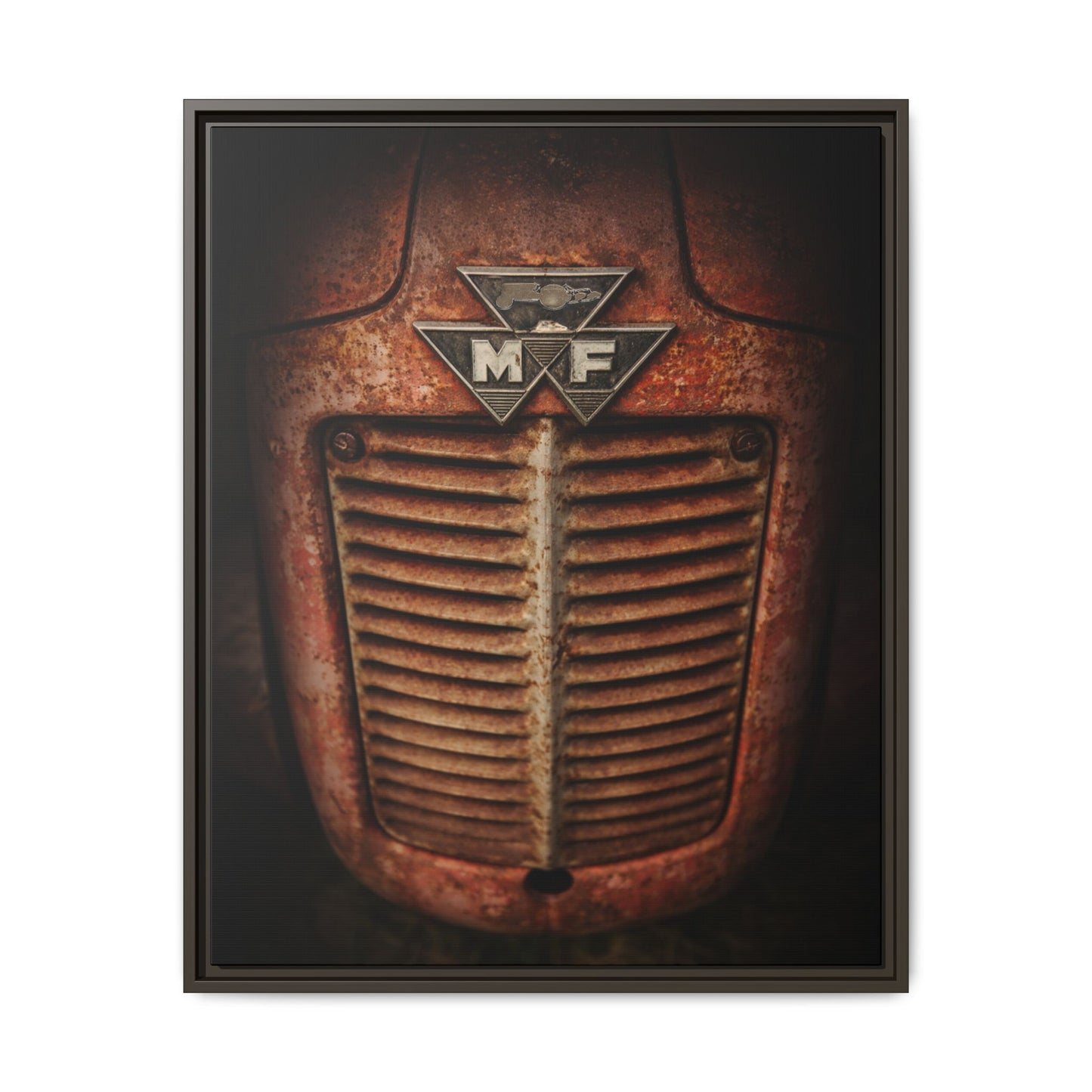 Vintage Rusty Massey Grill on Canvas
