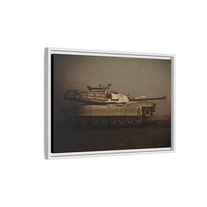 Abrams M1 Tank | Framed Wall Art on Stretched Canvas