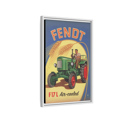 Vintage Fendt 12HP Advertisement | Wall Art on Framed Canvas