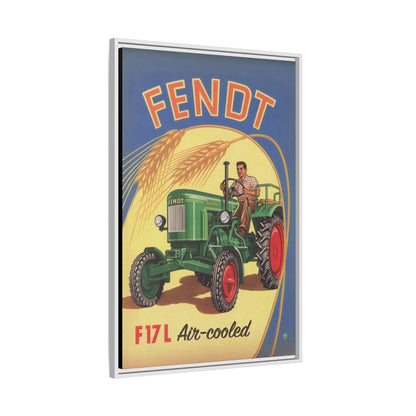 Vintage Fendt 12HP Advertisement | Wall Art on Framed Canvas