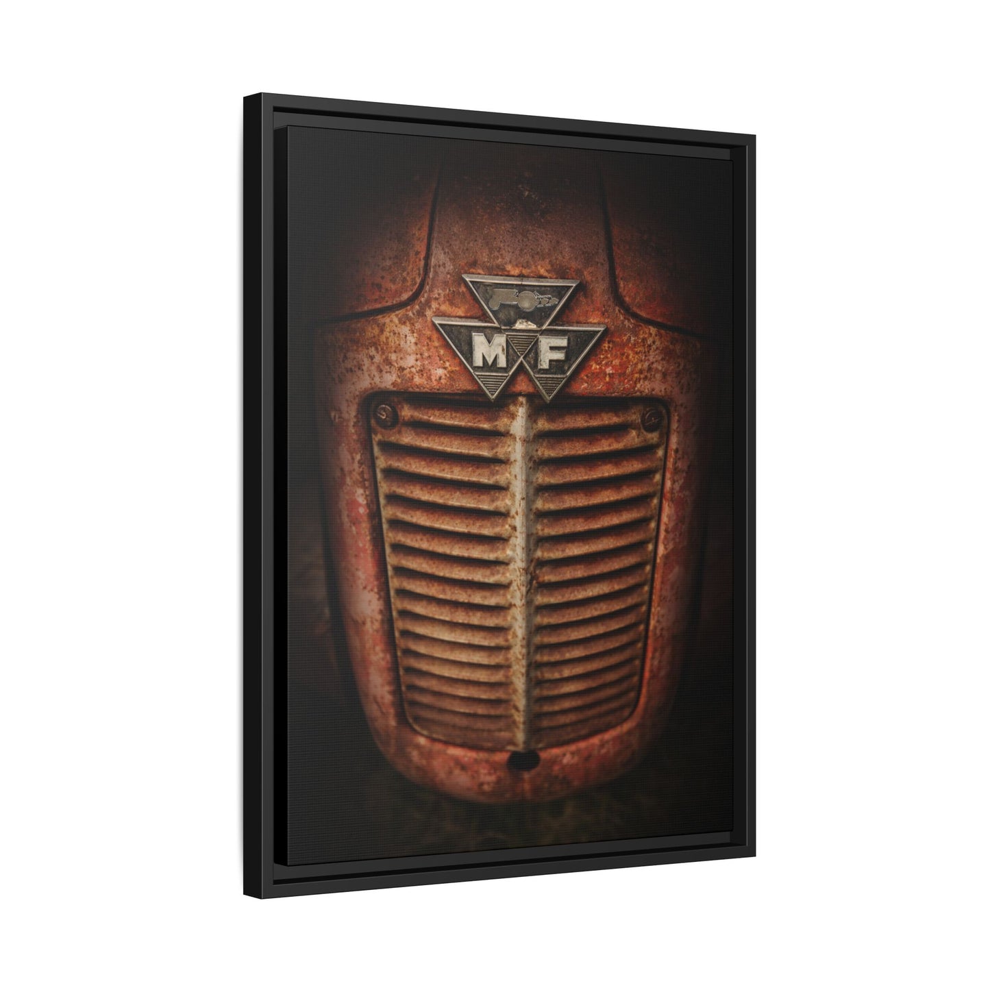 Vintage Rusty Massey Grill on Canvas