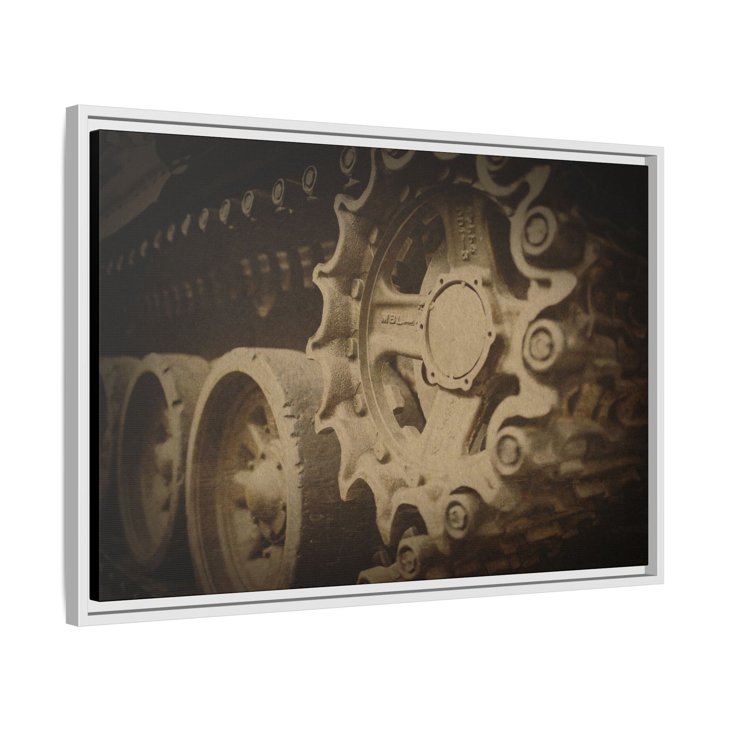 Weathered Crawler CloseUp | Framed Wall Art on Stretched Canvas