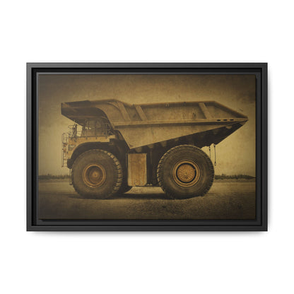 Big Wheel 795 Hauler Photo Art on Framed Canvas