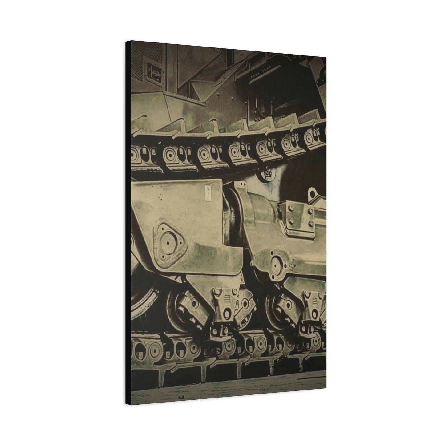 D11 Track Action | Triptych | Center Panel | Unframed