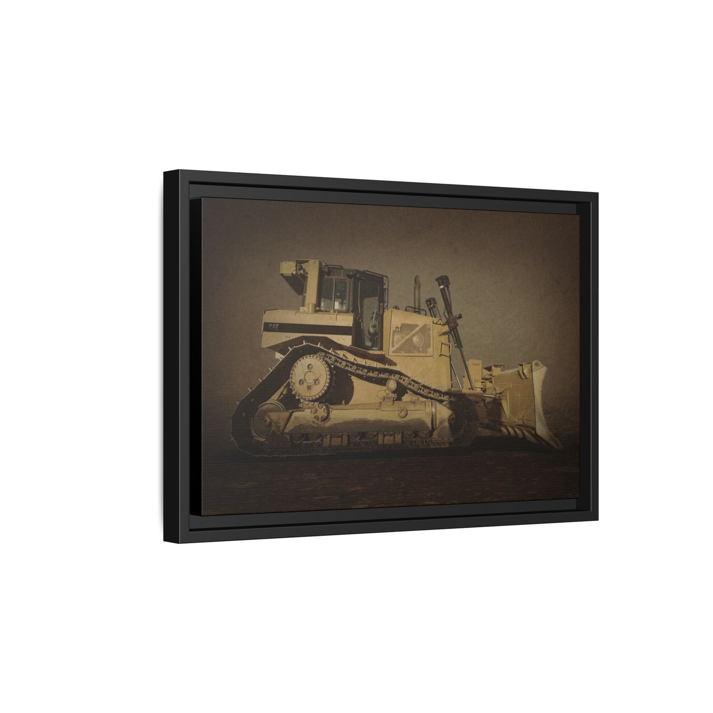 D8 Classic 90's Dozer | Framed Wall Art on Stretched Canvas