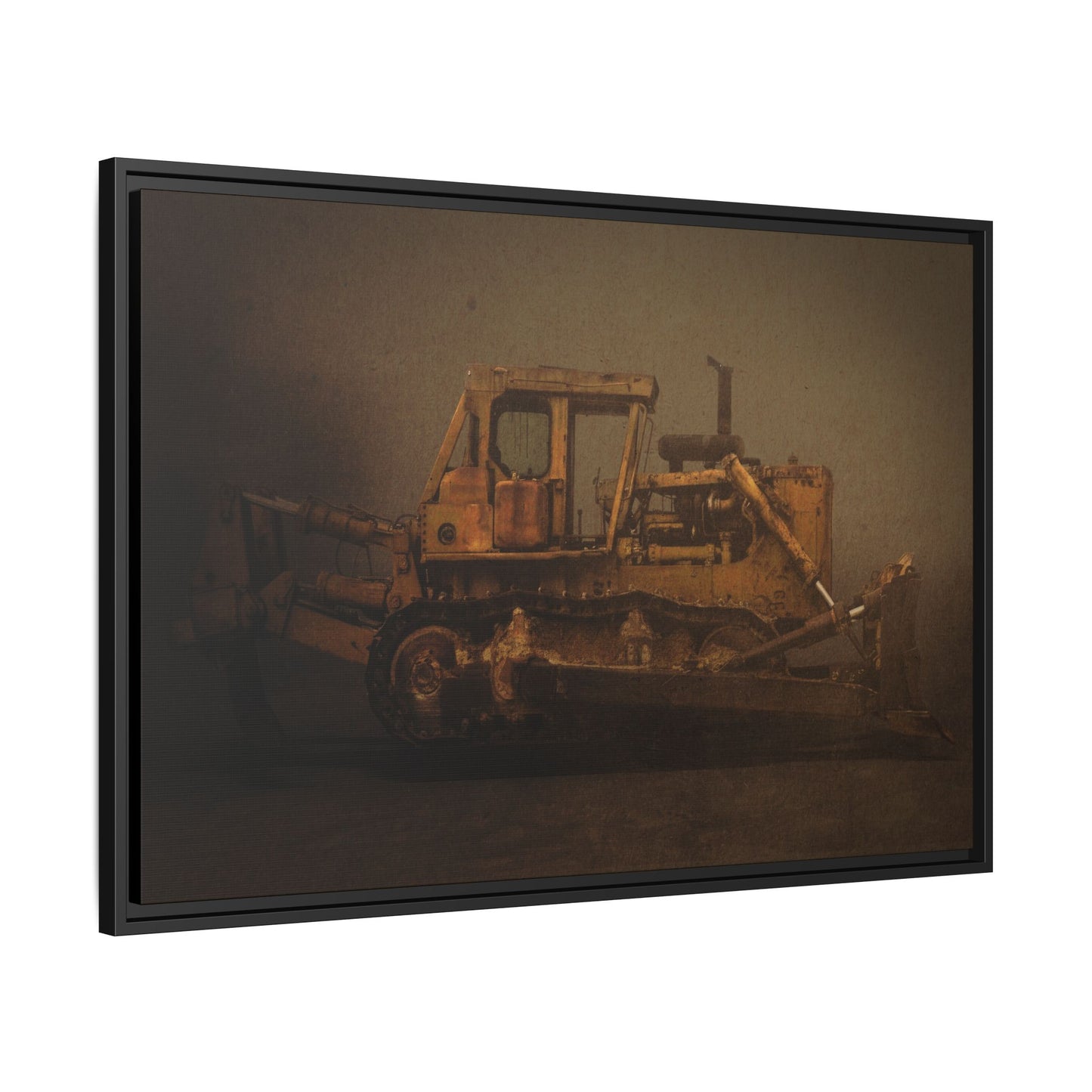 Classic D8 Dozer | Framed Wall Art on Stretched Canvas