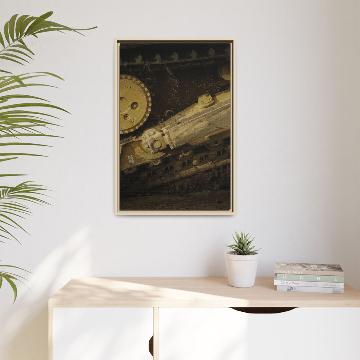 D6 Undercarriage Closeup Triptych| Framed | Right Panel