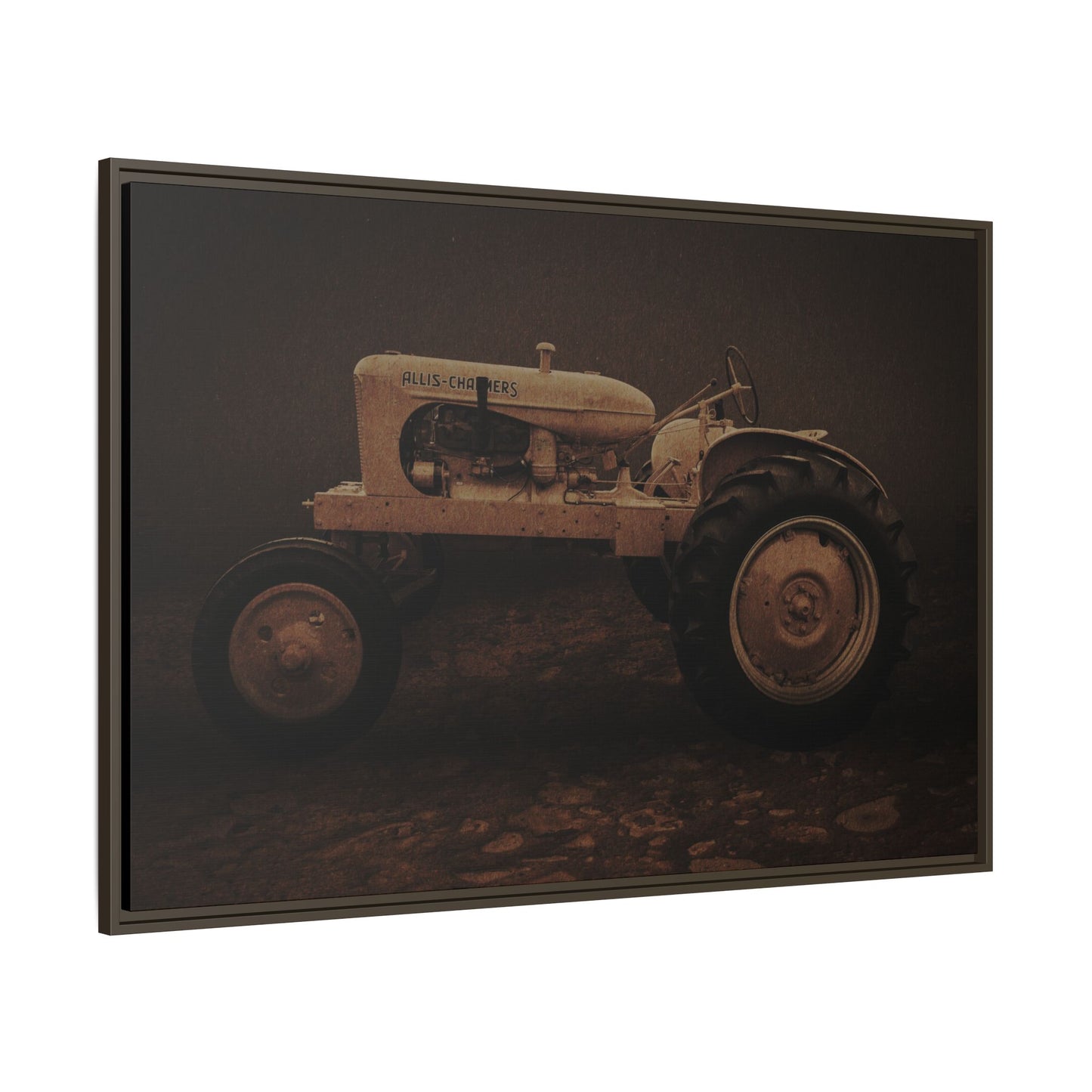 Vintage Allis Chalmers WC | Framed Wall Art on Stretched Canvas