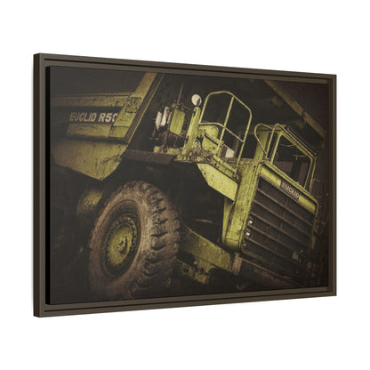 Classic Euclid Hauler Action | Framed Wall Art on Stretched Canvas