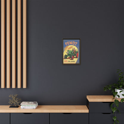 Vintage Fendt 12HP Advertisement | Wall Art on Framed Canvas