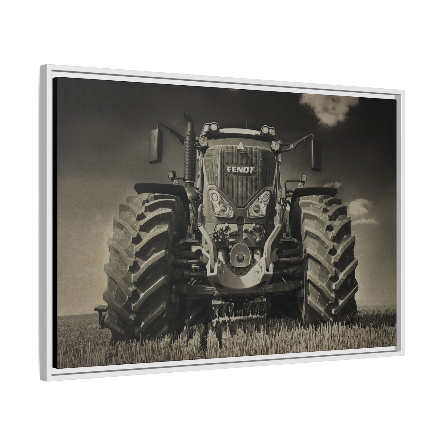 Fendt 800 Vario Coming At You | Framed Photo Wall Art on Canvas