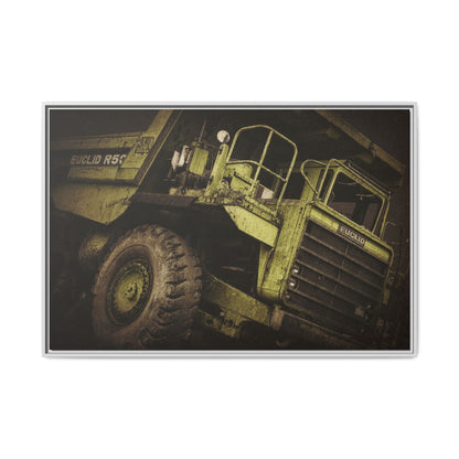 Classic Euclid Hauler Action | Framed Wall Art on Stretched Canvas