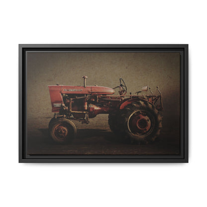 Vintage Farmall Model 140 Tractor | Framed Wall Art on Stretched Canvas
