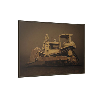 Legacy D8N Dozer Photo Wall Art on Framed Canvas | Industrial Artwork