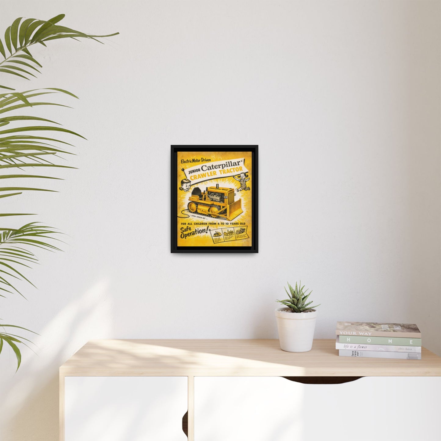 Junior Crawler Vintage Advertisement Art | Framed Wall Art on Canvas