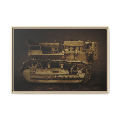 Vintage Thirty Crawler | Framed Wall Art on Stretched Canvas