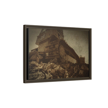 D5K2 Top of the Hill Dozer  | Photo Art on Framed Canvas
