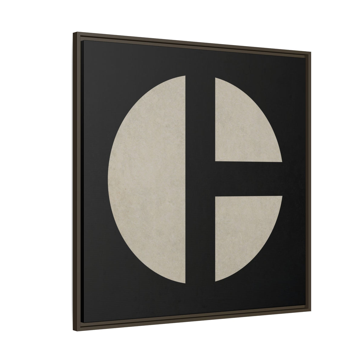 C Block Graphic | Framed Wall Art on Stretched Canvas