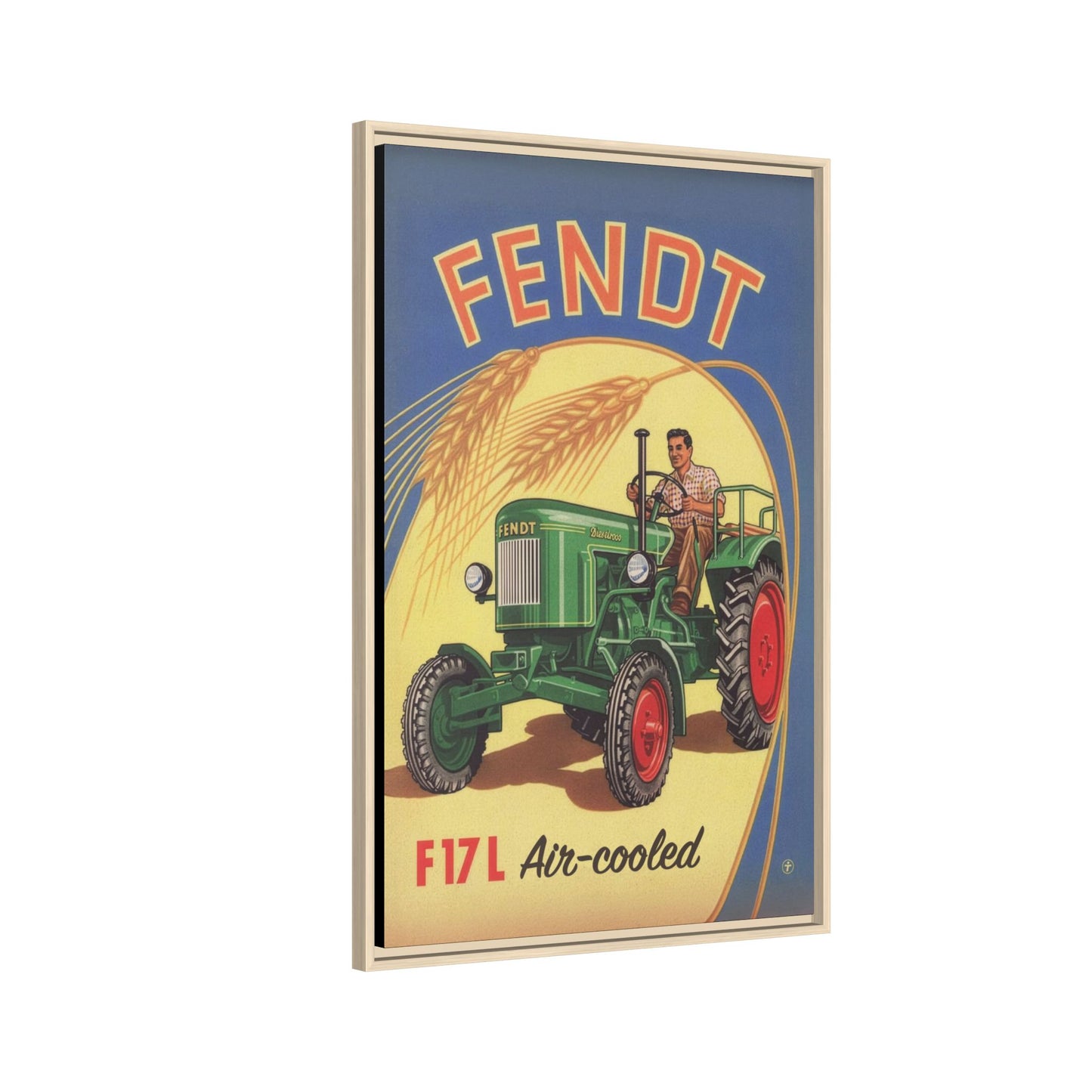 Vintage Fendt F17 L Advertisement | Wall Art on Framed Canvas