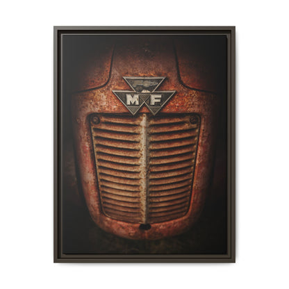 Vintage Rusty Massey Grill on Canvas
