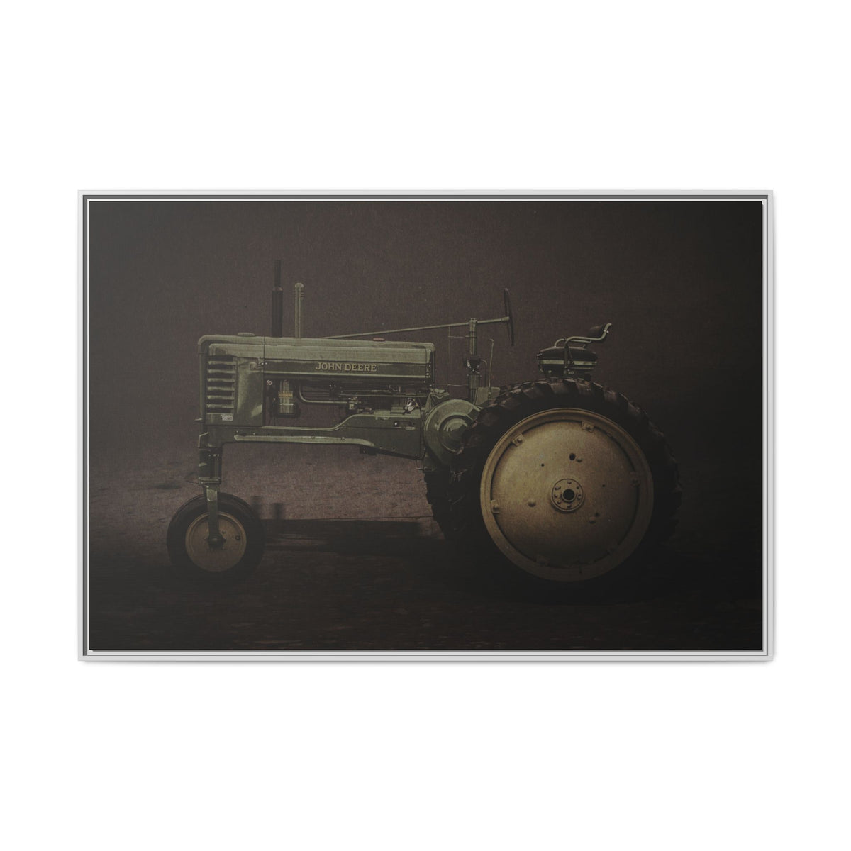Vintage 1949 John Deere Model B High | Framed Wall Art on Stretched Canvas