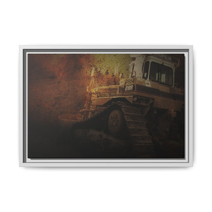 D10 Dramatic Dozer | Framed Wall Art on Stretched Canvas