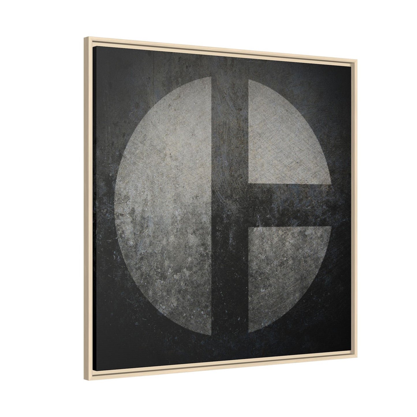 C Moon  | Framed Wall Art on Stretched Canvas
