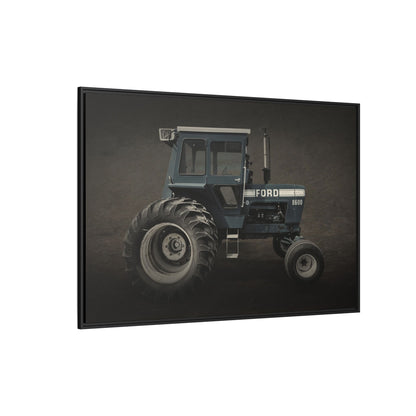 Vintage Ford 8600 Tractor Photo Wall Art on Canvas