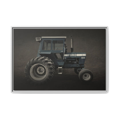 Vintage Ford 8600 Tractor Photo Wall Art on Canvas
