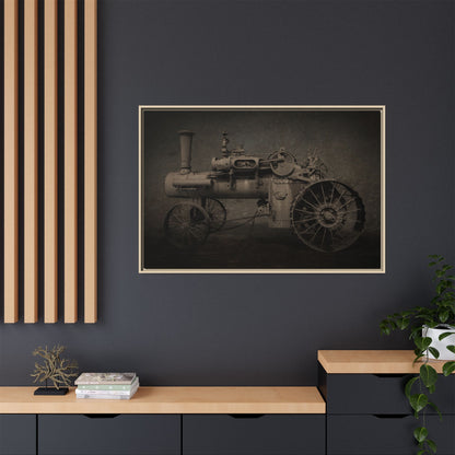 Vintage CASE 65 HP Tractor Photo Wall Art on Canvas