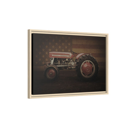 Patriotic Massey 135 | Framed Wall Art on Stretched Canvas