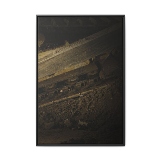 D6 Undercarriage Closeup Triptych| Framed | Right Panel
