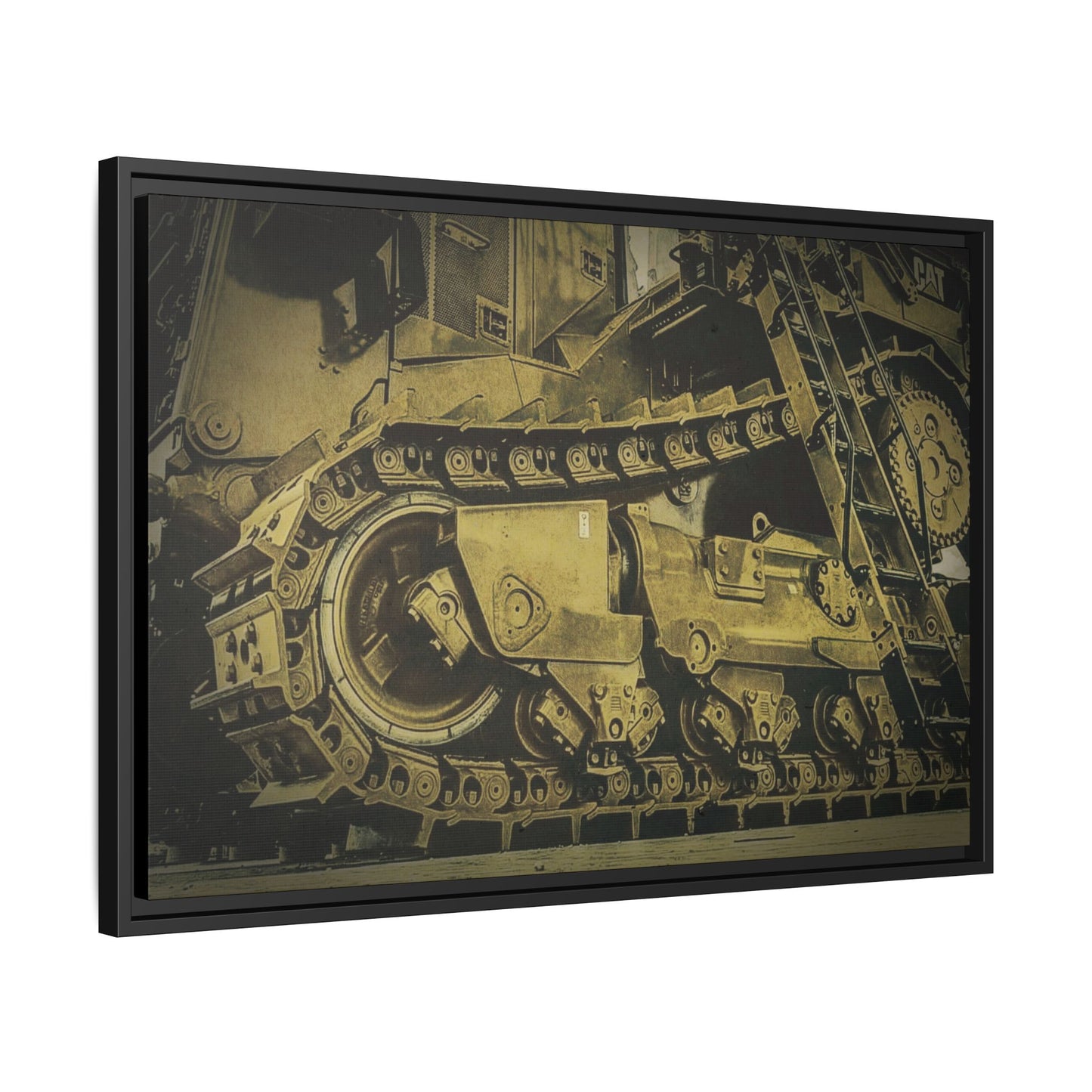 Big D11 Dozer Detail | Photo Art on Framed Canvas