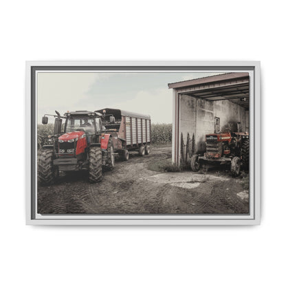 Massey Ferguson Legacy Photo Wall Art on Framed Canvas