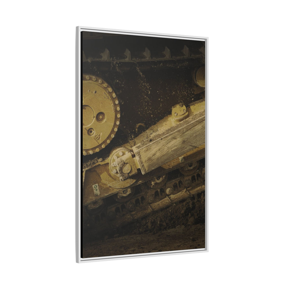 D6 Undercarriage Closeup Triptych| Framed | Right Panel