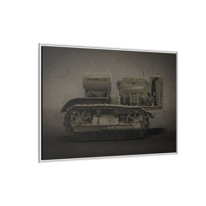 Vintage 60 'Diesel' Crawler | Framed Photo Wall Art on Canvas