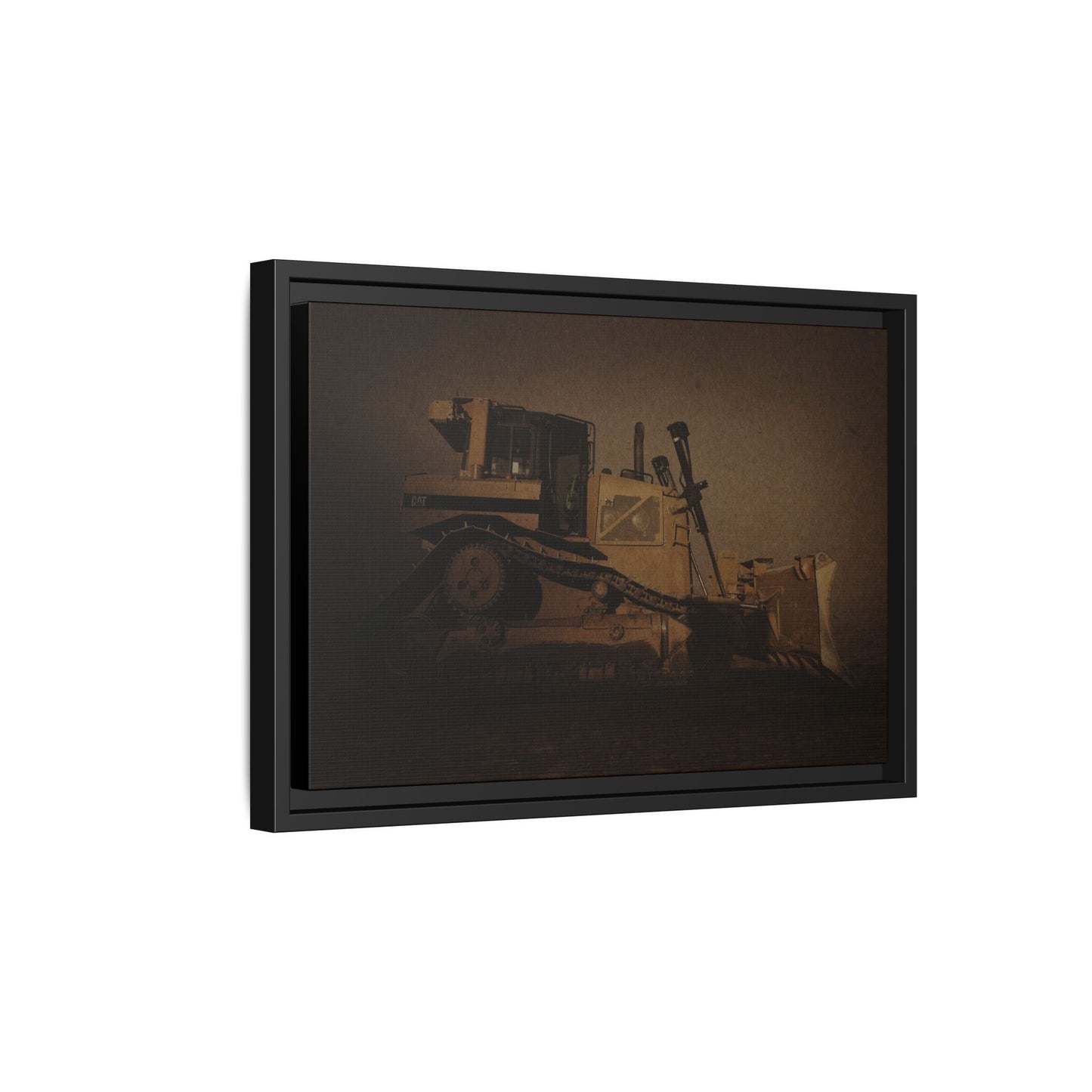 D8 Classic 90's Dozer | Framed Wall Art on Stretched Canvas
